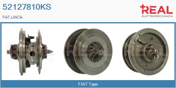 Groupe carter, turbocompresseur REAL 52127810KS