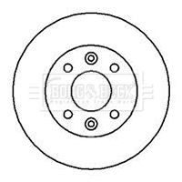 Disque de frein BORG & BECK BBD4877