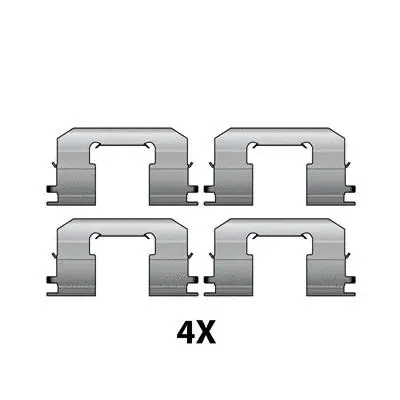 Kit d'accessoires, plaquette de frein à disque RAICAM 12079646