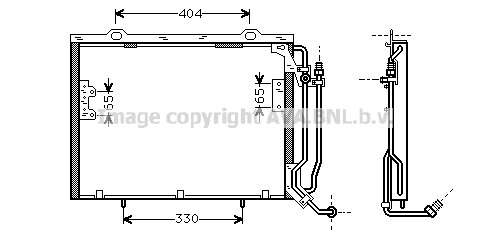 Condenseur, climatisation PRASCO MSA5279