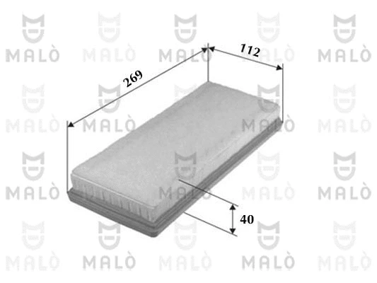 Filtre à air AKRON-MALÒ 1500089