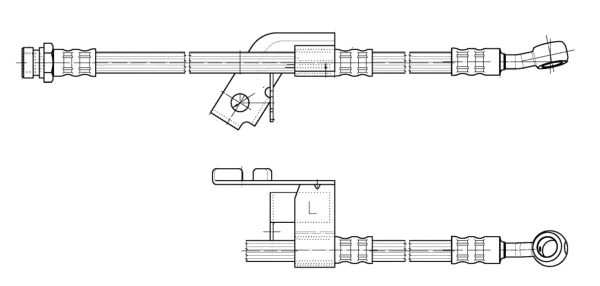 Flexible de frein CEF 512629
