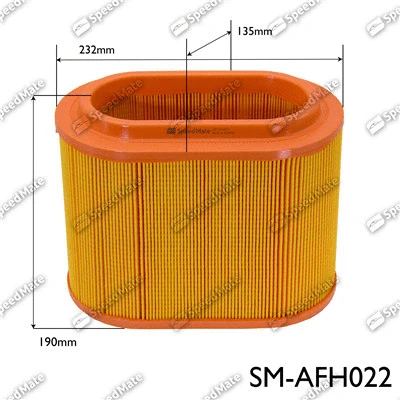 Filtre à air SpeedMate SM-AFH022