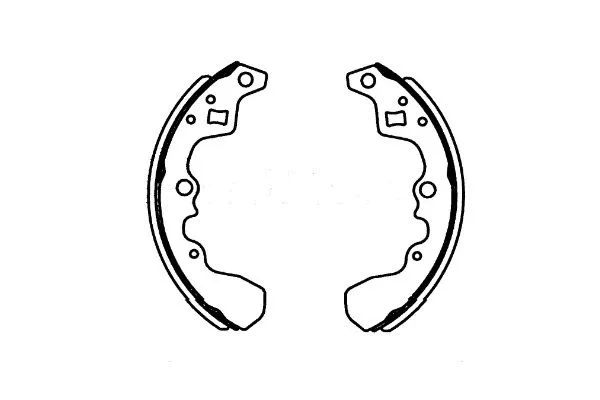 Jeu de mâchoires de frein KAVO PARTS KBS-8910