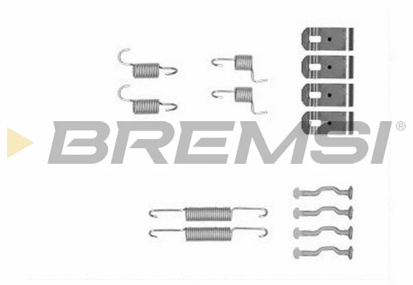 Kit d'accessoires, mâchoire de frein BREMSI SK0876