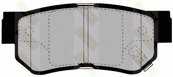 Kit de plaquettes de frein, frein à disque Brake ENGINEERING PA1348