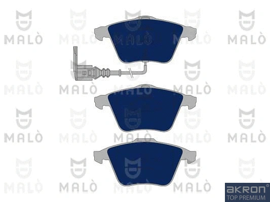 Kit de plaquettes de frein, frein à disque AKRON-MALÒ 1051090
