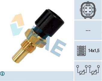 Sonde, température du liquide de refroidissement FAE 33860