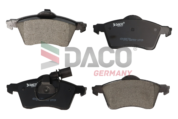 Kit de plaquettes de frein, frein à disque DACO Germany 324750