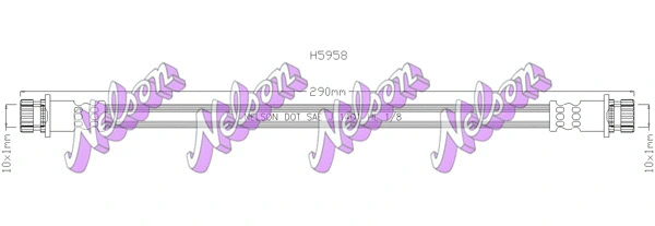 Flexible de frein KAWE H5958
