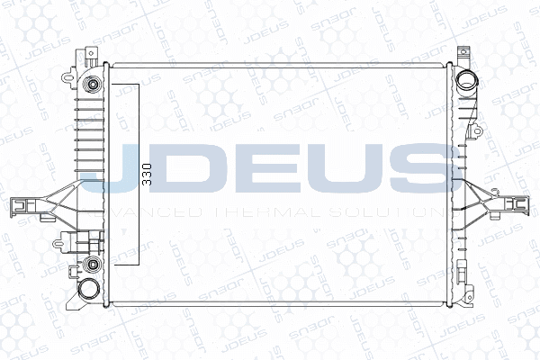 Radiateur, refroidissement du moteur JDEUS M-0310540
