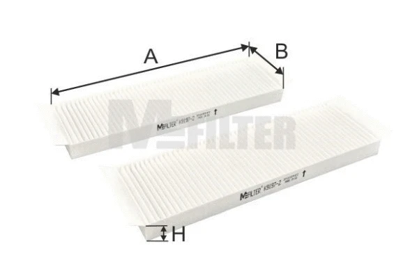 Filtre, air de l'habitacle MFILTER K 9197-2