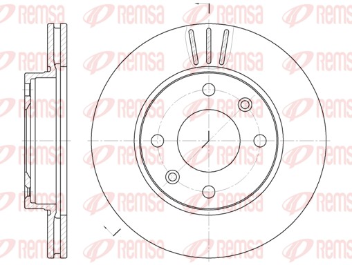 Disque de frein REMSA 6133.10