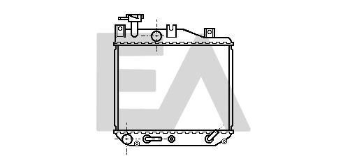Radiateur, refroidissement du moteur EACLIMA 31R19006