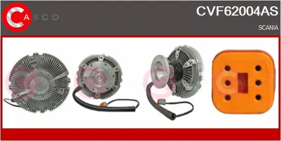 Embrayage, ventilateur de radiateur CASCO CVF62004AS