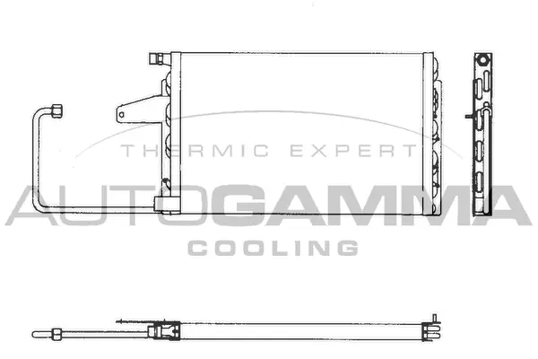 Condenseur, climatisation AUTOGAMMA 101840