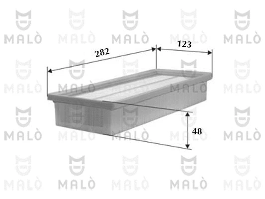 Filtre à air AKRON-MALÒ 1500004
