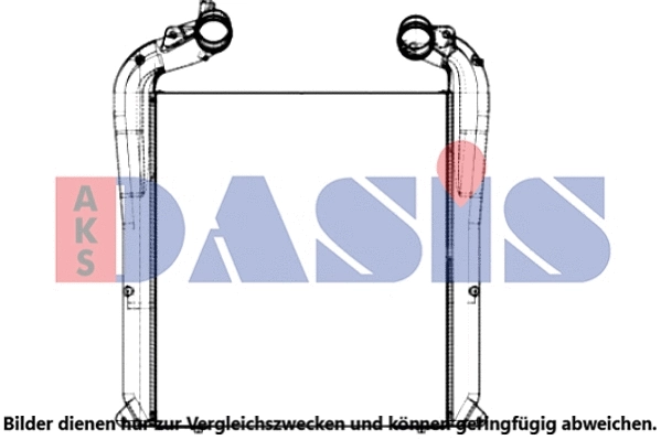 Refroidisseur d'air de suralimentation AKS DASIS 267034N