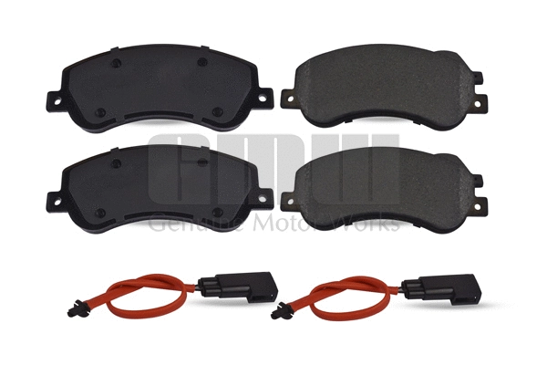 Kit de plaquettes de frein, frein à disque GMW BDP1433952
