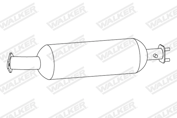Filtre à particules / à suie, échappement WALKER 73415