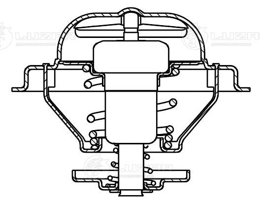 Thermostat, liquide de refroidissement LUZAR LT 2640