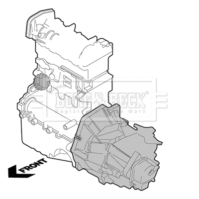 Support moteur BORG & BECK BEM4272