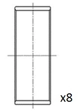 Coussinet de tête de bielle FAI AutoParts BB2056-025
