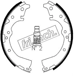 Jeu de mâchoires de frein fri.tech. 1115.269