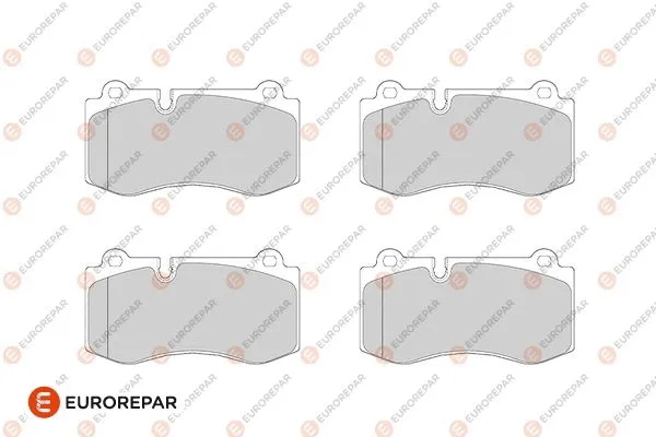 Kit de plaquettes de frein, frein à disque EUROREPAR 1686273480