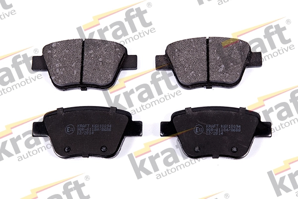 Kit de plaquettes de frein, frein à disque KRAFT AUTOMOTIVE 6010094