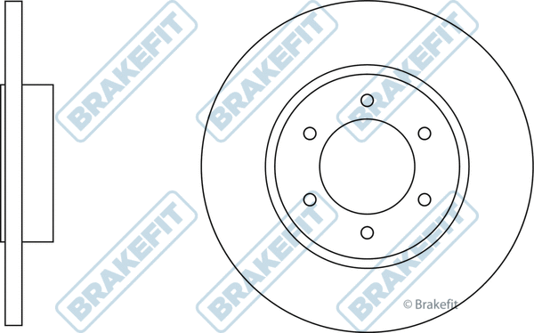 Disque de frein APEC SDK6788