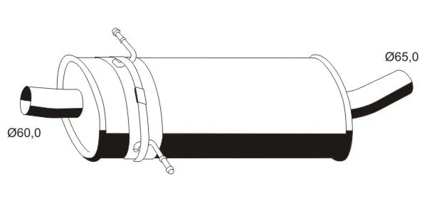 Silencieux central VEGAZ GmbH MS-418ERNS