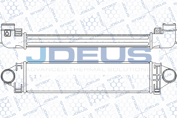 Refroidisseur d'air de suralimentation JDEUS 812M28A