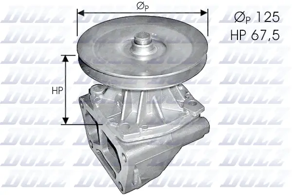 Pompe à eau, refroidissement du moteur DOLZ S124