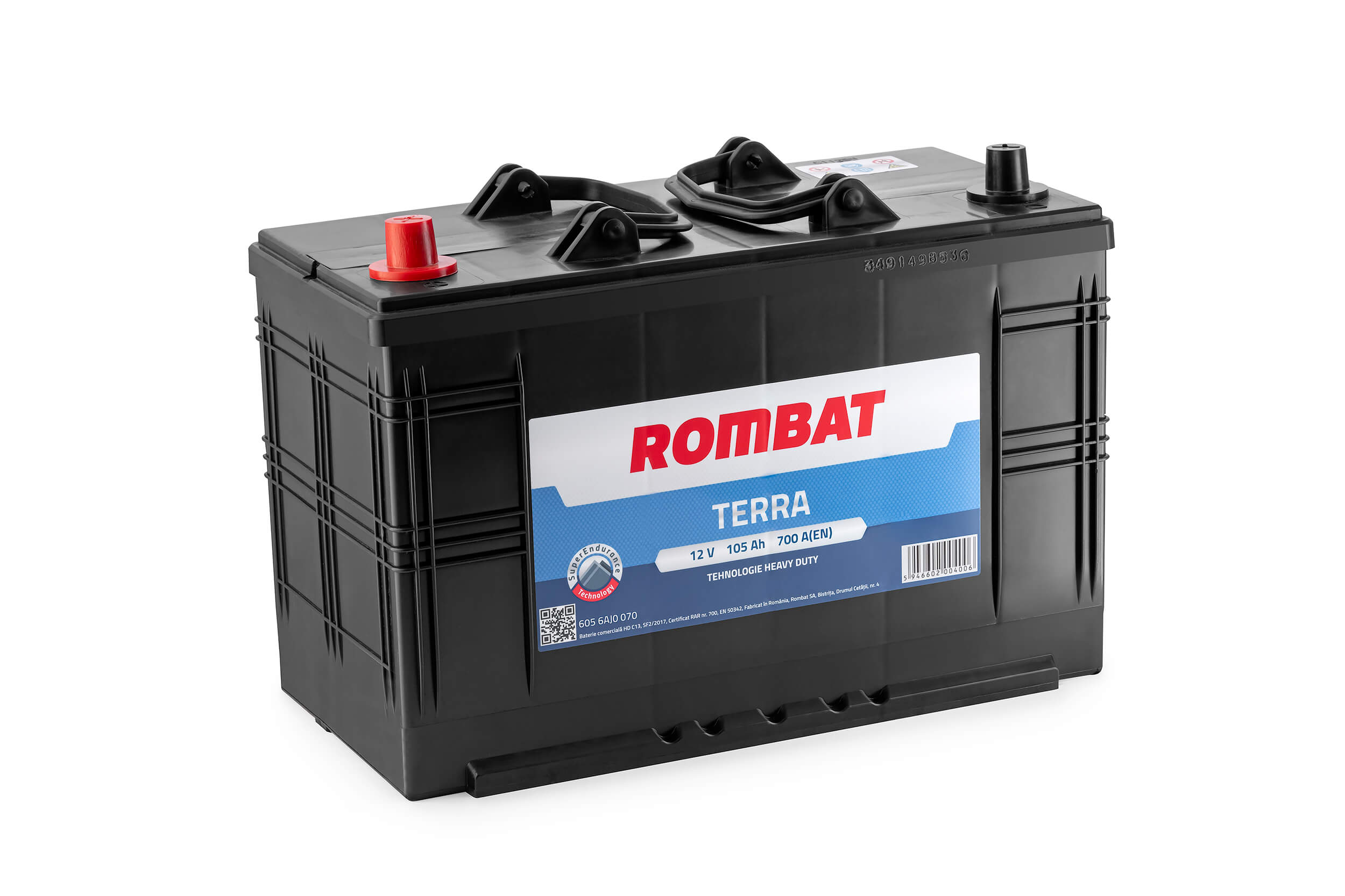Batterie de démarrage ROMBAT 605 6AJ1 070