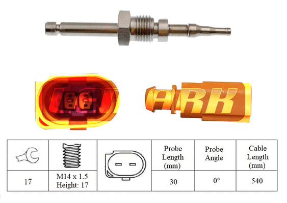 Capteur, température des gaz LEMARK LXT347
