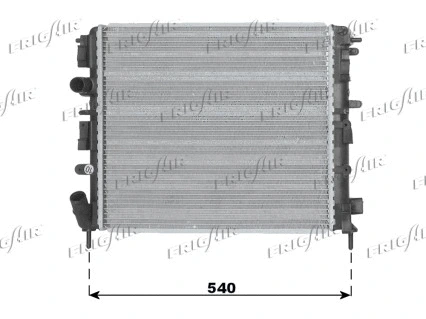 Radiateur, refroidissement du moteur FRIGAIR 0109.3074