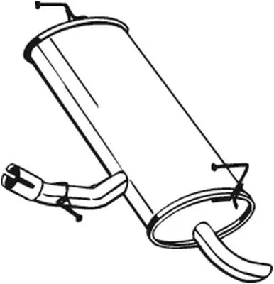 Silencieux arrière BOSAL 145-201