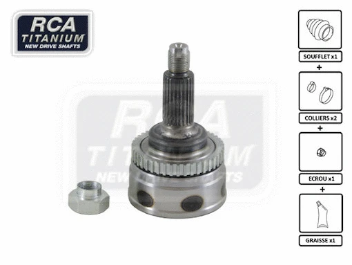 Jeu de joints, arbre de transmission RCA FRANCE SU89A