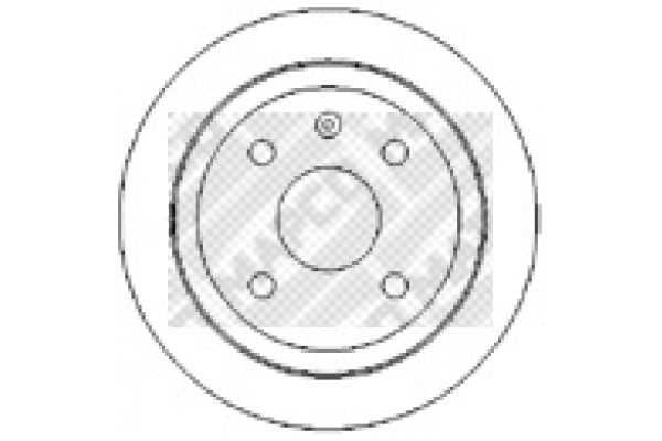 Disque de frein MAPCO 25501