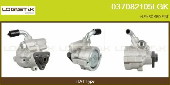 Pompe hydraulique, direction LGK 037082105LGK