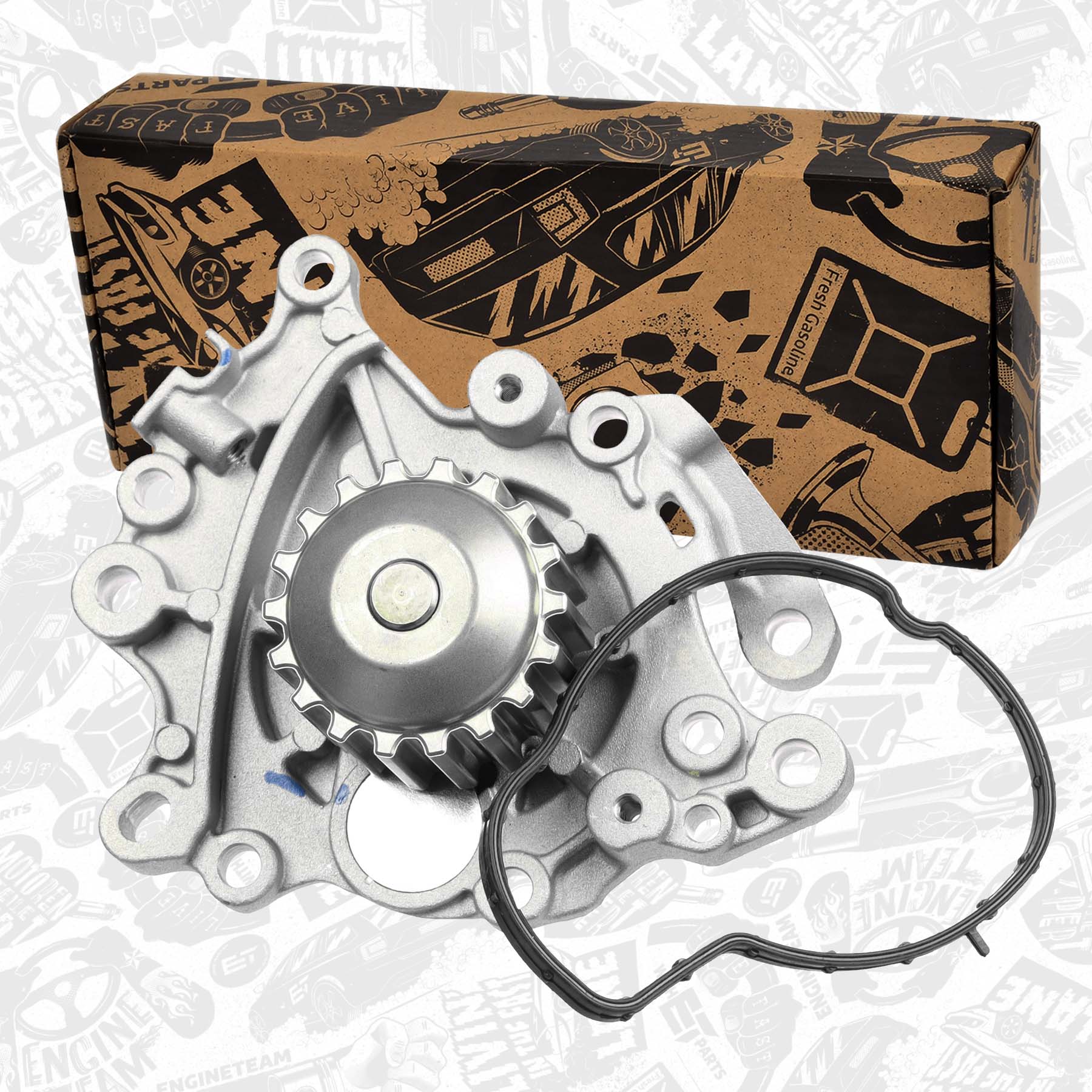 Pompe à eau, refroidissement du moteur ET ENGINETEAM PW0020
