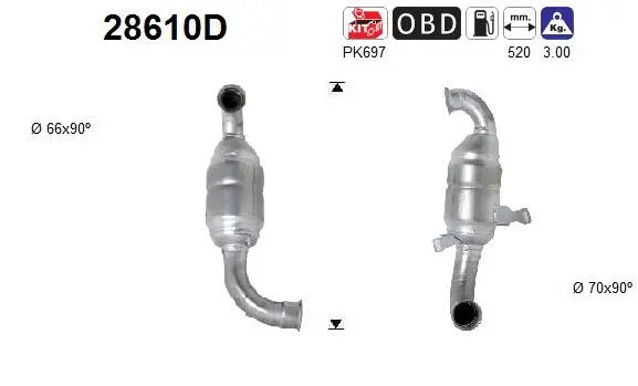 Catalyseur AS 28610D
