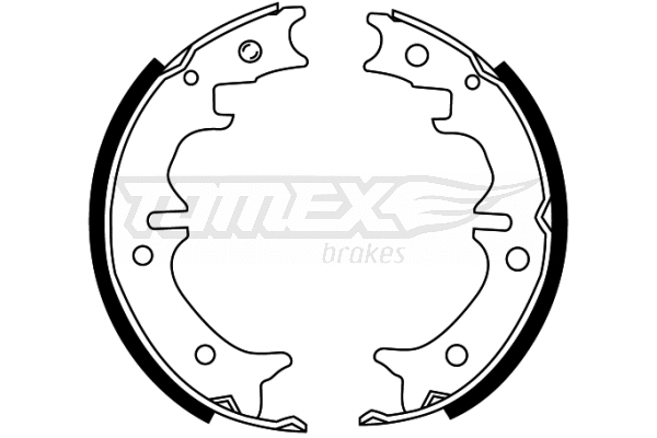 Jeu de mâchoires de frein TOMEX Brakes TX 22-29