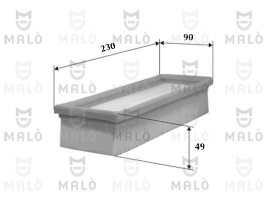 Filtre à air AKRON-MALÒ 1500011