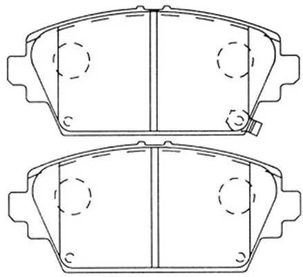 Kit de plaquettes de frein, frein à disque FIT FP8182