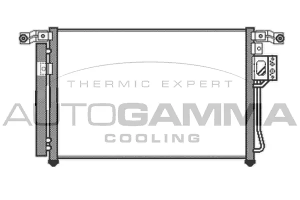 Condenseur, climatisation AUTOGAMMA 105076