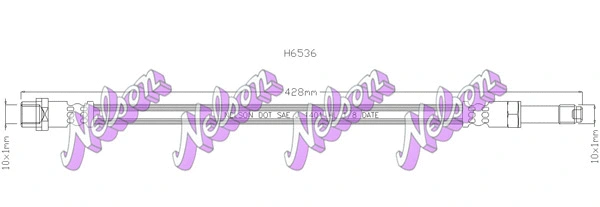 Flexible de frein BROVEX-NELSON H6536