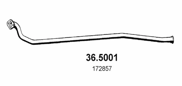 Tuyau d'échappement ASSO 36.5001