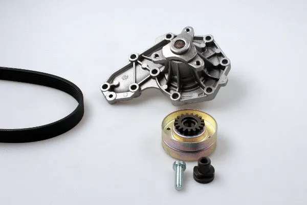 Pompe à eau+Jeu de courroie trapézoïdale à nervures GK K980301A